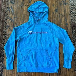 Blue champion hoodie